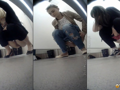 Скрытые серии из туалета женского общежития